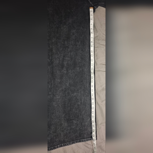 HALARA Wide Leg Black Stretch Jeans - Picture 4 of 6